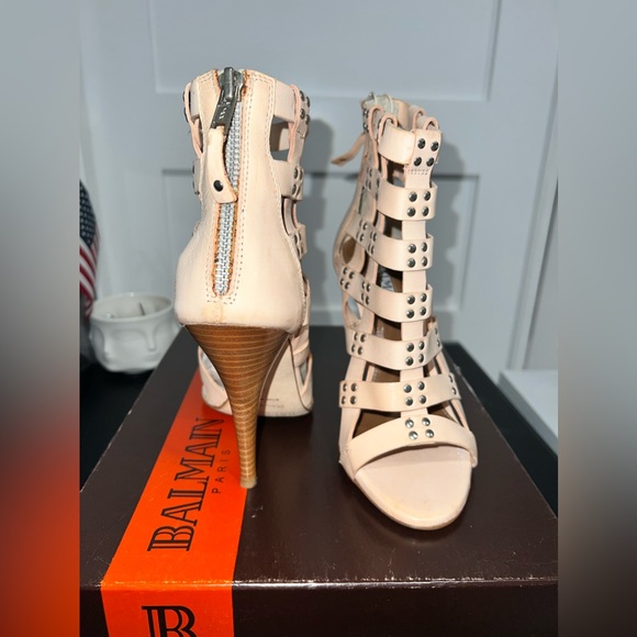 Balmain Silma shoes size 38 color creme - Picture 4 of 7